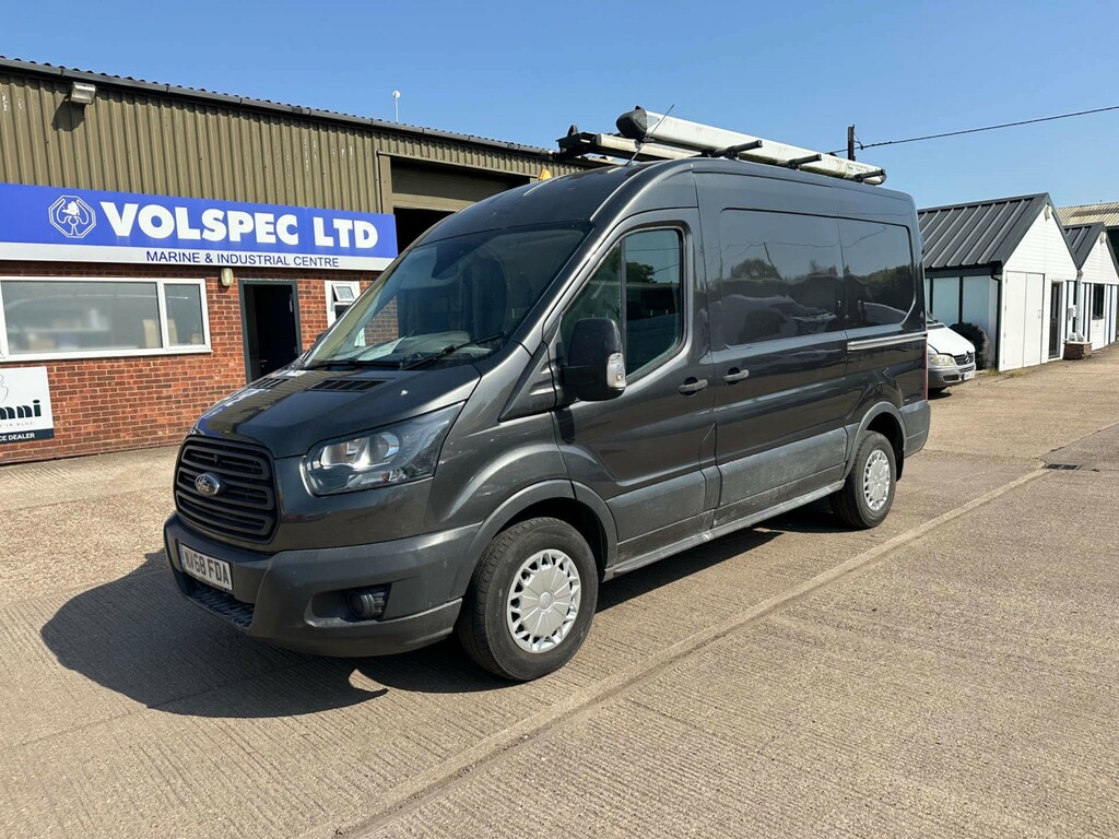 Ford Transit Custom 350 Ecoblue Panel Van Fwd L2 H2 Euro WV68FDA Grey #2