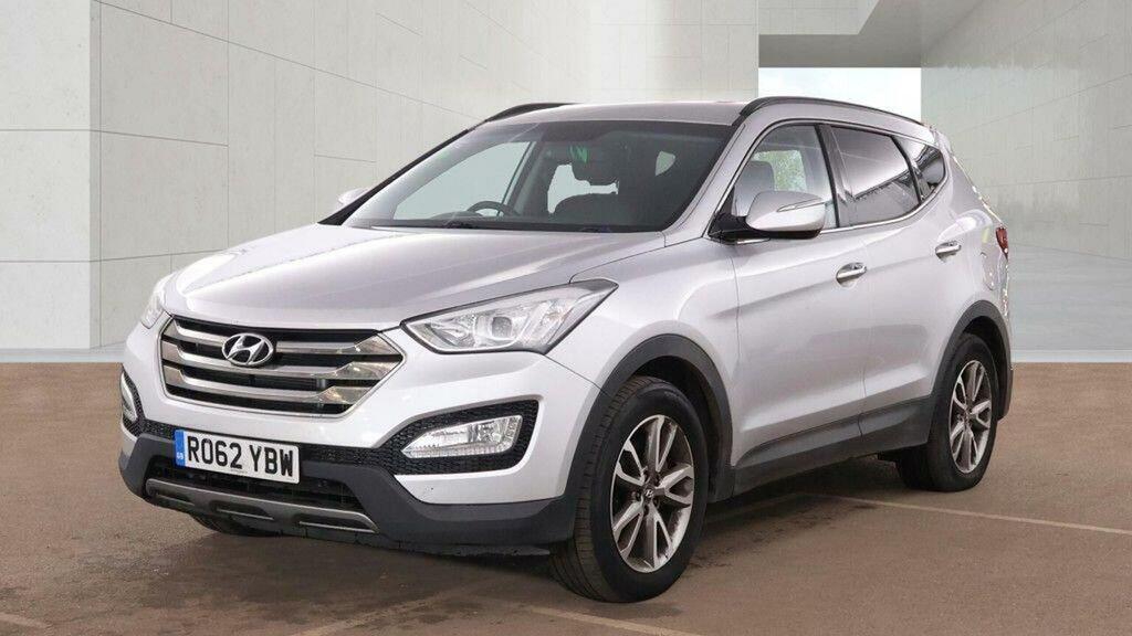 Hyundai Santa Fe 2.2 Crdi Premium 4Wd Euro 5 7 Seat Silver #2