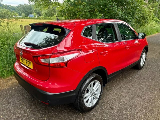 Nissan Qashqai 1.5 Dci Acenta Suv 2Wd Euro 6 S FE17FGV Red #3