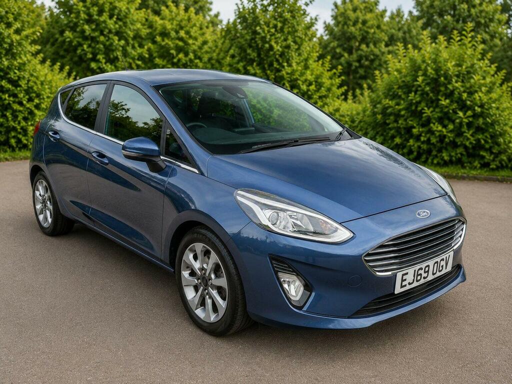 Ford Fiesta Hatchback 1.0T Ecoboost Titanium Euro 6 Ss Blue