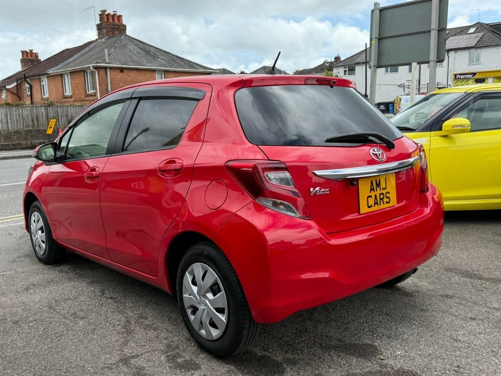 Toyota Vitz Hatchback Red #4