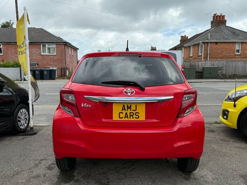 Toyota Vitz Hatchback Red #5