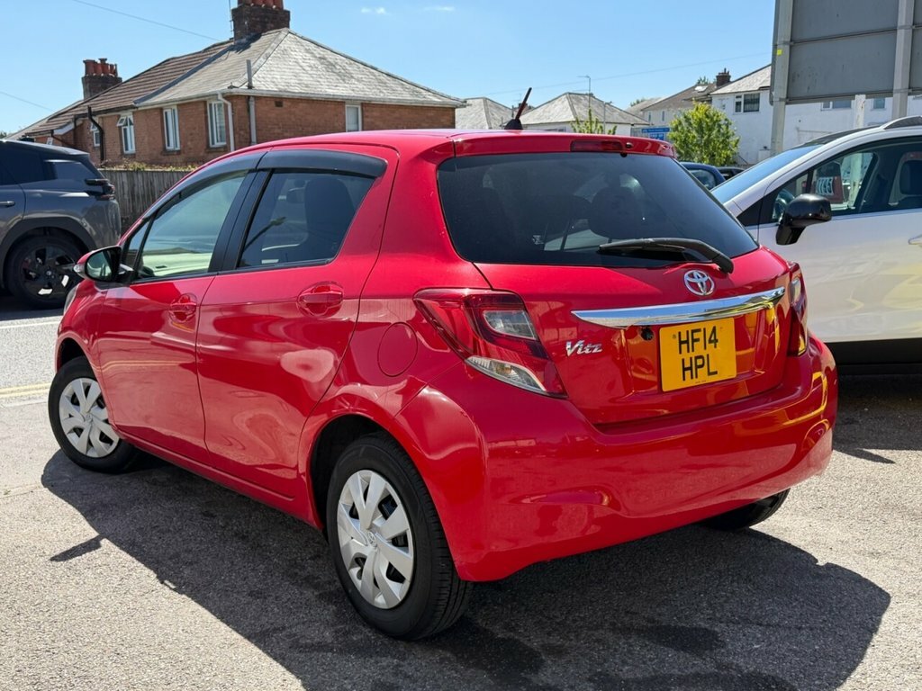 Toyota Vitz Hatchback Red #4