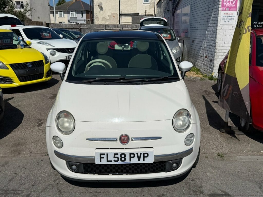 Fiat 500 Hatchback FL58PVP White #2
