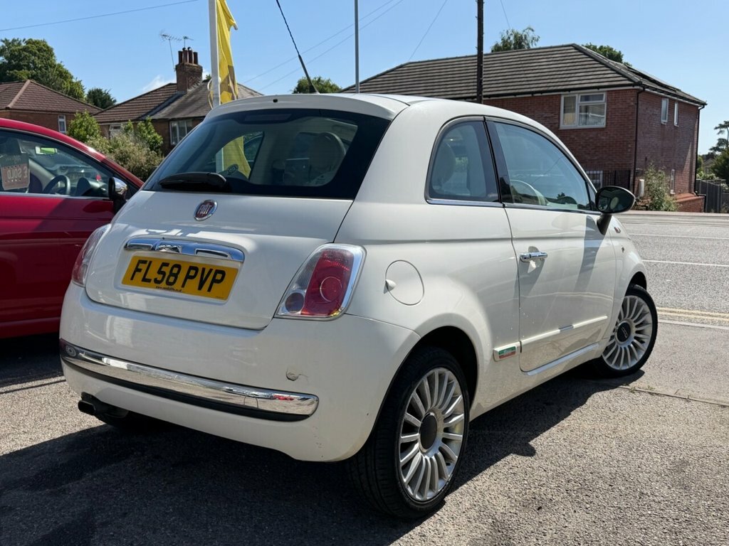 Fiat 500 Hatchback FL58PVP White #4