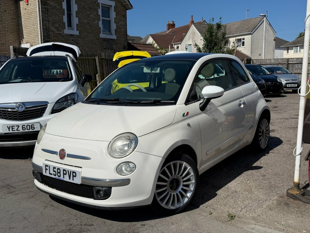Fiat 500 Hatchback FL58PVP White #3