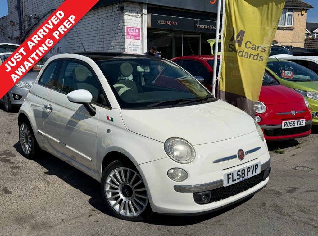 Fiat 500 Hatchback FL58PVP White
