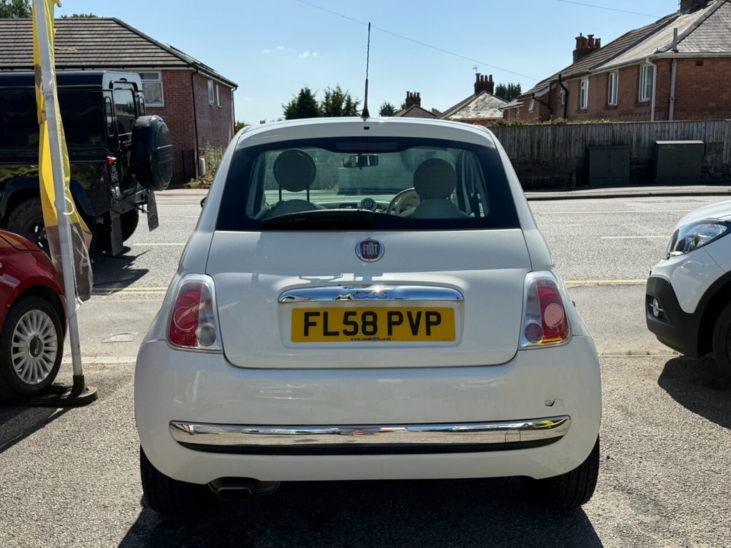 Fiat 500 Hatchback FL58PVP White #5