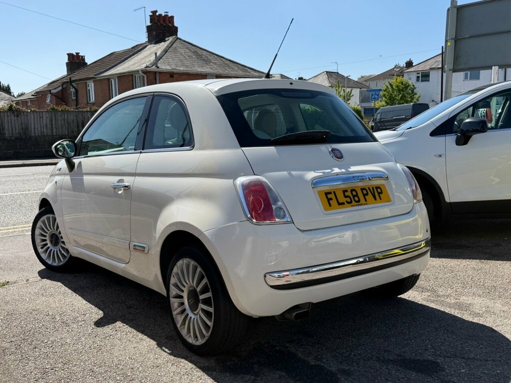 Fiat 500 Hatchback FL58PVP White #6
