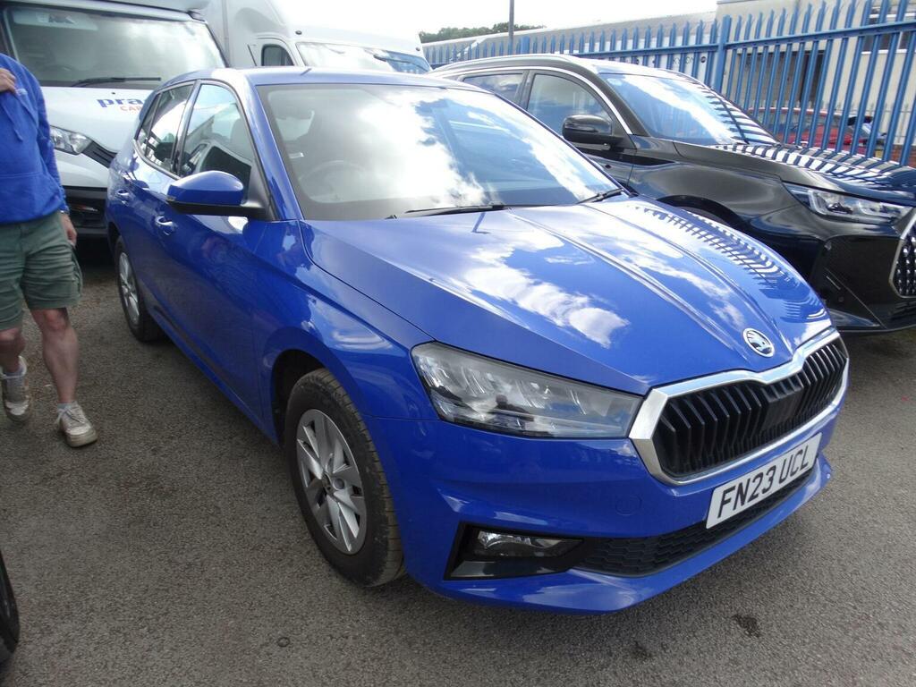Skoda Fabia 1.0 Tsi Se Comfort Dsg Euro 6 Ss 2023 Blue