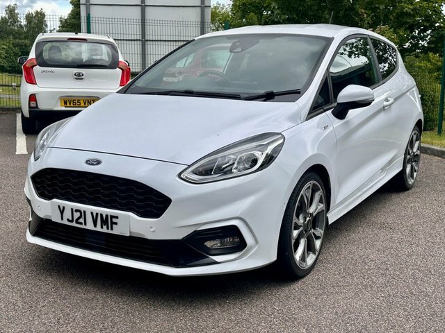 Ford Fiesta Ecoboost Mhev St-line X YJ21VMF White #5