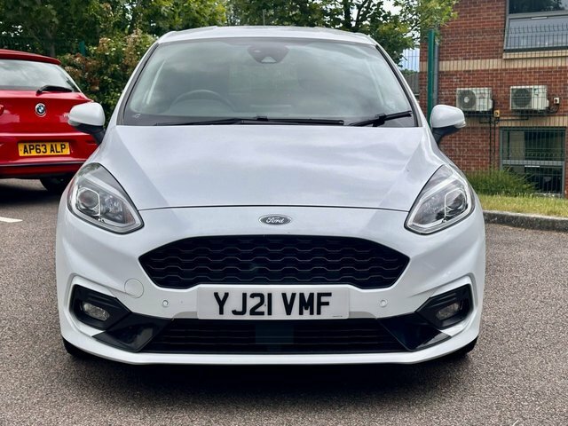 Ford Fiesta Ecoboost Mhev St-line X YJ21VMF White #4