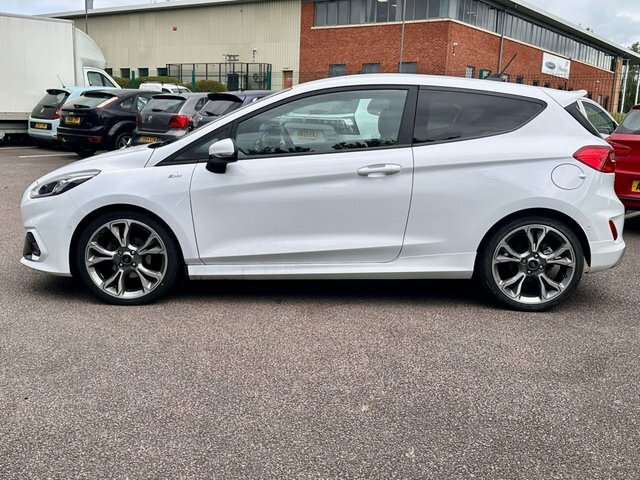 Ford Fiesta Ecoboost Mhev St-line X YJ21VMF White #6