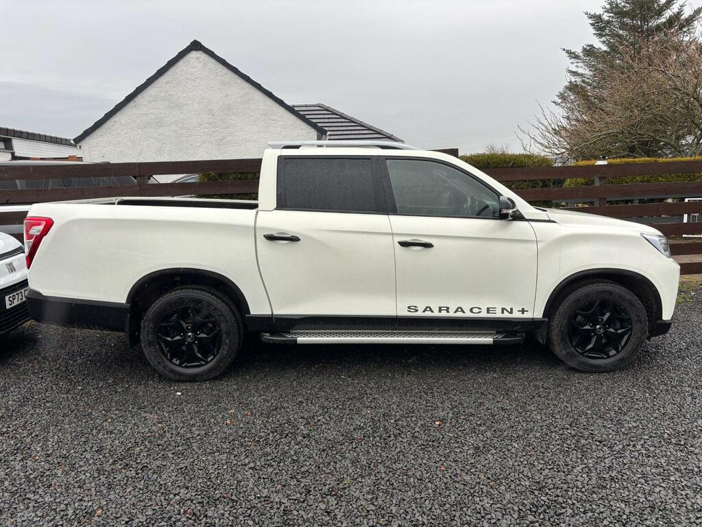 SsangYong Musso Pickup 2.2D Saracen Plus 4Wd Lwb Euro 6 CV73WNB White #2