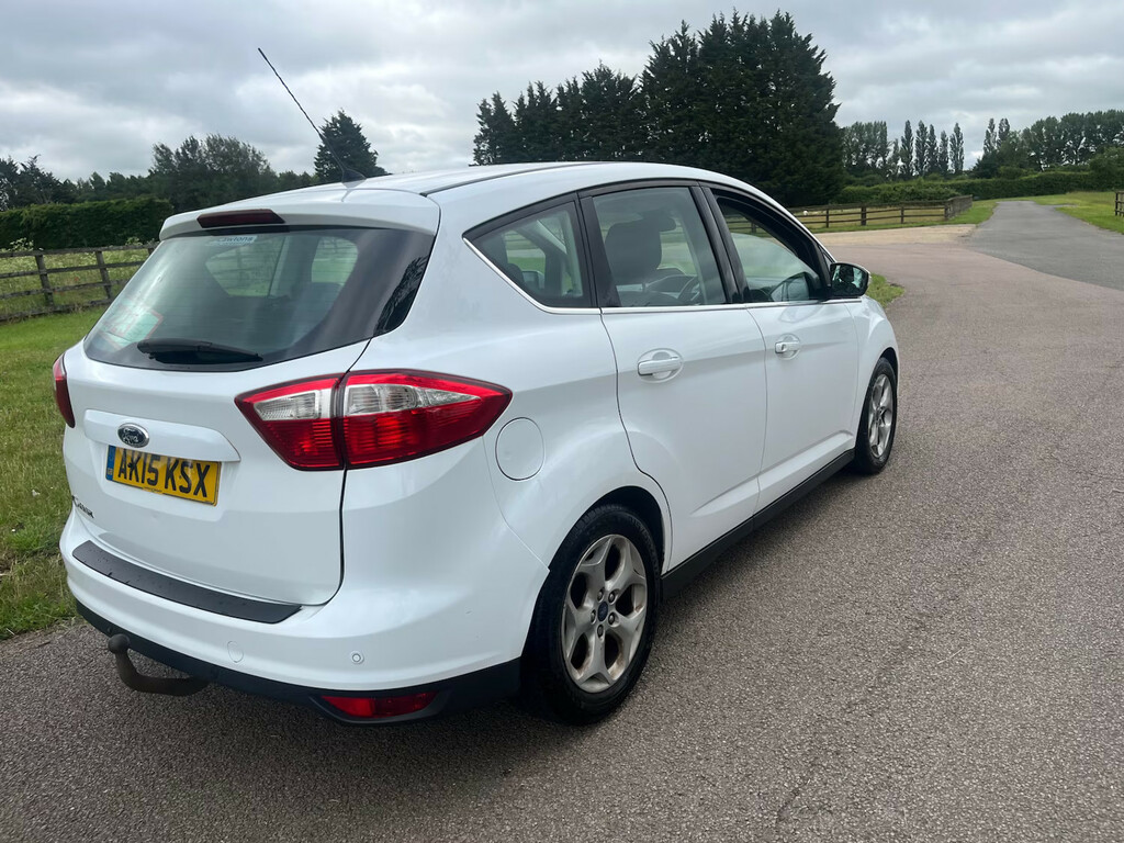 Ford C-Max 1.6 Tdci Zetec Mpv White #4