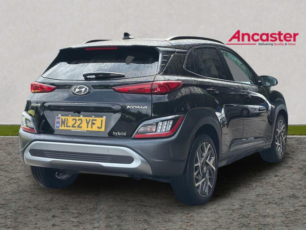 Hyundai Kona 1.6 Gdi Hybrid Premium Dct ML22YFJ Black #3