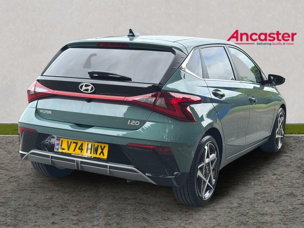 Hyundai I20 1.0T Gdi Ultimate Dct LV74HWX Green #3