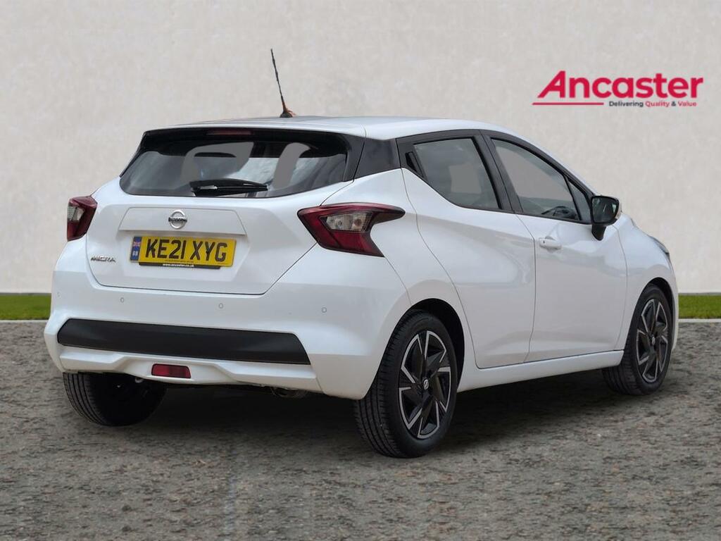 Nissan Micra 1.0 Ig-t 92 Acenta Cvt KE21XYG White #3
