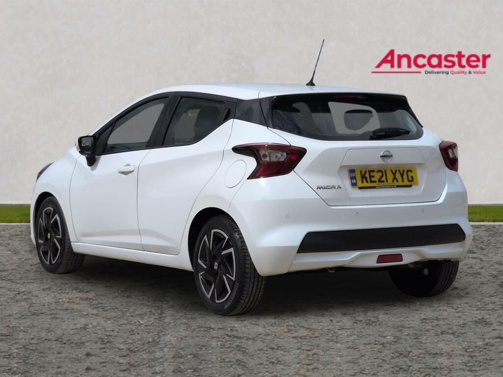 Nissan Micra 1.0 Ig-t 92 Acenta Cvt KE21XYG White #5