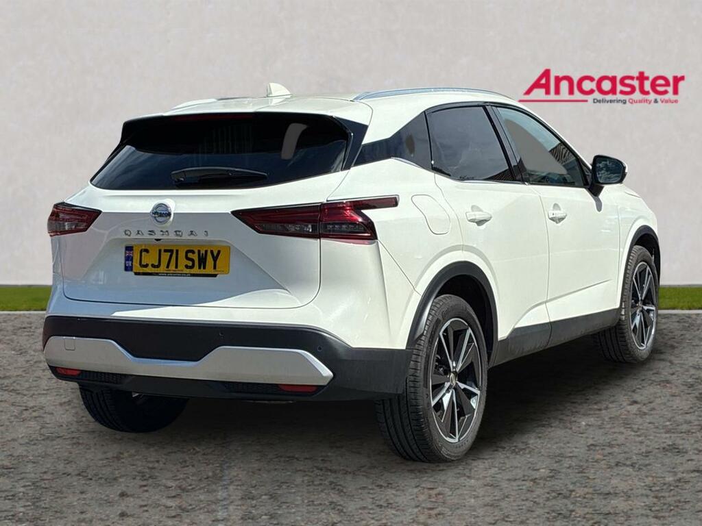 Nissan Qashqai 1.3 Dig-t Mh 158 Tekna Xtronic White #3