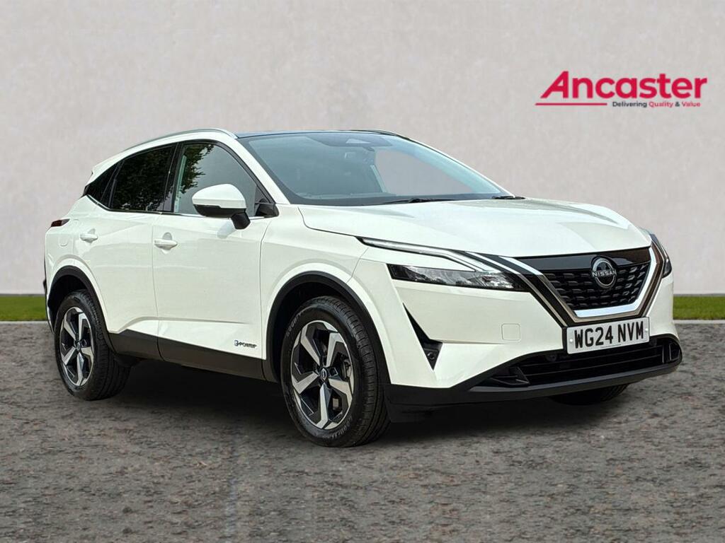 Nissan Qashqai 1.5 E-power N-connecta Glass Roof White