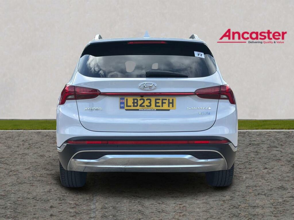 Hyundai Santa Fe 1.6 Tgdi Hybrid Ultimate White #4