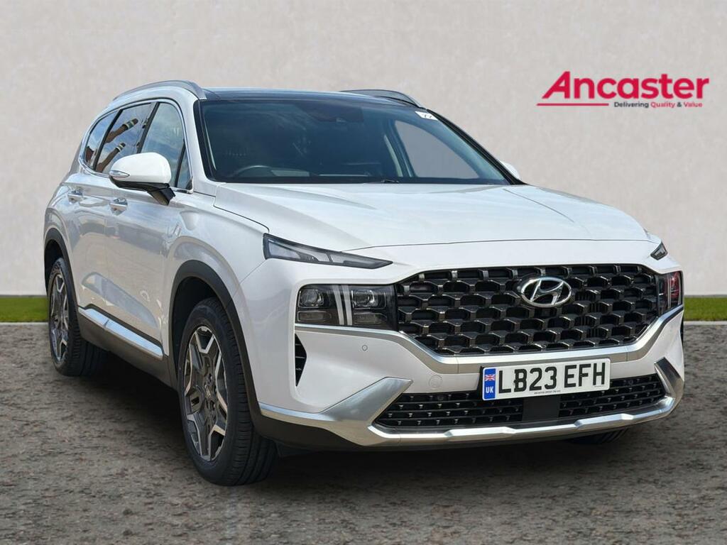 Hyundai Santa Fe 1.6 Tgdi Hybrid Ultimate White