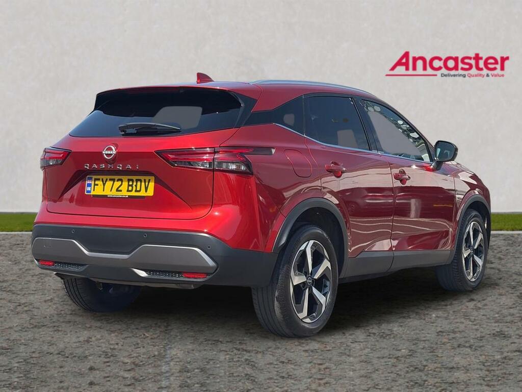 Nissan Qashqai 1.3 Dig-t Mh N-connecta Glass Roof FY72BDV Red #3