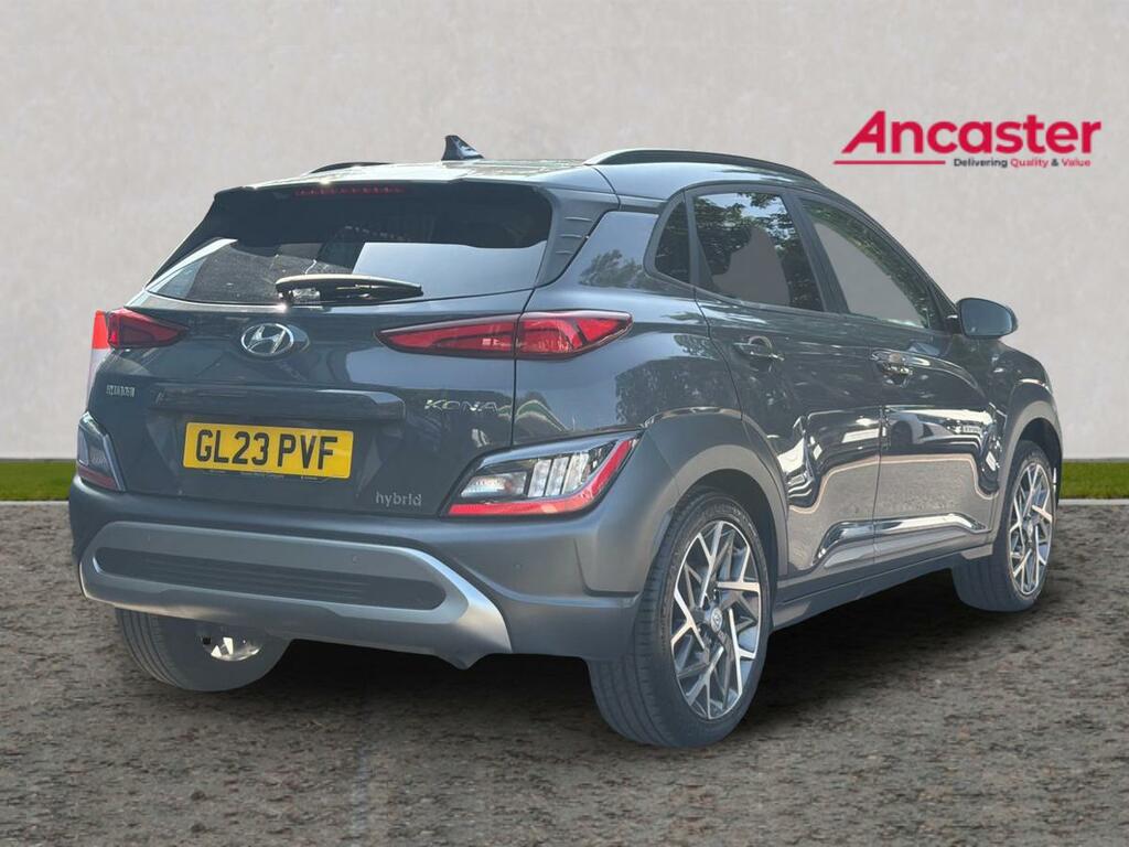Hyundai Kona 1.6 Gdi Hybrid Premium Dct GL23PVF Grey #3