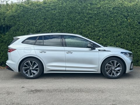 Skoda ENYAQ 82Kwh 80X Sportline CX22OYE Silver #4