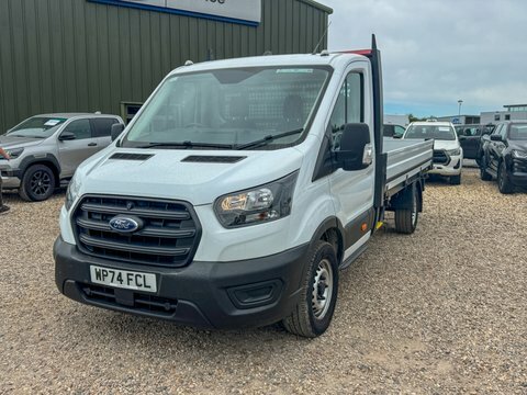 Ford Transit Custom Dropside Lwb L3 WP74FCL White #2