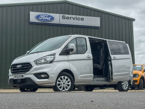 Ford Transit Custom Crew Cab Lwb YP22EXW Silver