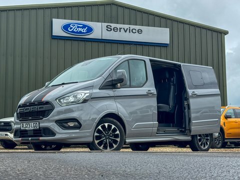 Ford Transit Custom Crew Cab RJ23LGO Grey