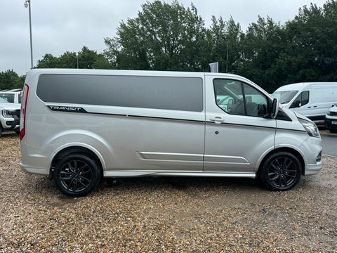 Ford Transit Custom Lwb L2h1 Low HK71KHJ Silver #5