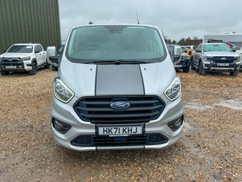 Ford Transit Custom Lwb L2h1 Low HK71KHJ Silver #3