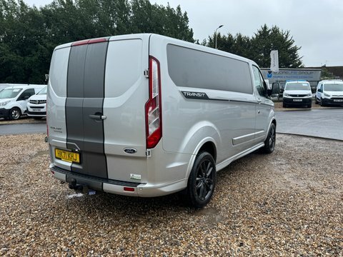 Ford Transit Custom Lwb L2h1 Low HK71KHJ Silver #6