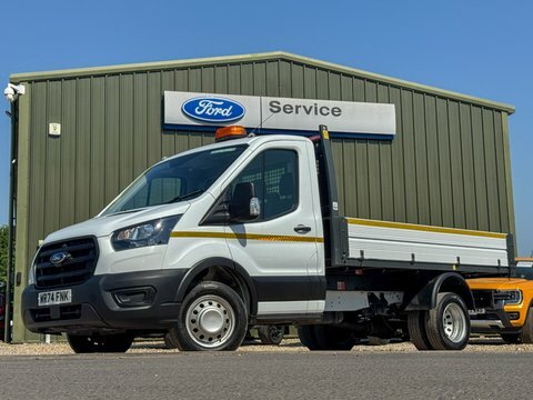 Ford Transit Custom Tipper Mwb L2 WR74FNK White #2