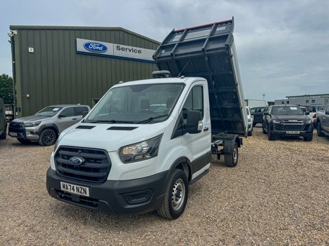 Ford Transit Custom Tipper Mwb L2 MA74NZN White #2