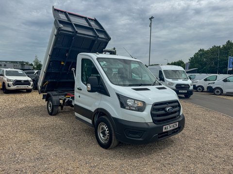 Ford Transit Custom Tipper Mwb L2 MA74NZN White #4
