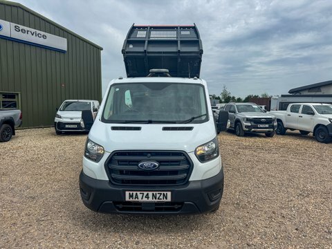 Ford Transit Custom Tipper Mwb L2 MA74NZN White #3