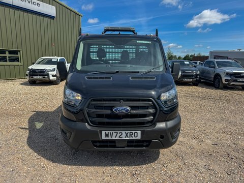 Ford Transit Custom Dropside Xlwb L4 WV72XRO Black #2