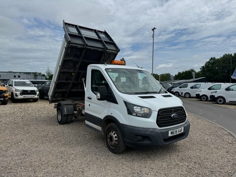 Ford Transit Custom Tipper Mwb L2 ME19XAR White #4