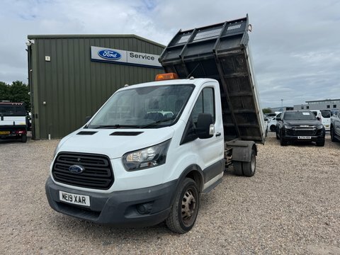 Ford Transit Custom Tipper Mwb L2 ME19XAR White #2