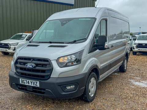 Ford Transit Custom Lwb L3h2 Medium BG74YVZ Silver #2