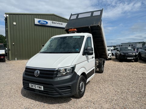 Volkswagen Crafter Tipper Mwb L2 DN70YMK White #2