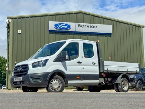 Ford Transit Custom Tipper Crew Cab WG20UWU White #2