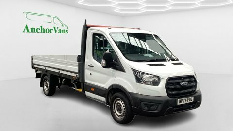 Ford Transit Custom Dropside Lwb L3 WP74FBZ White #2