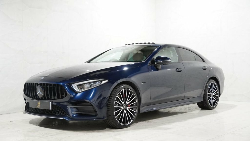Mercedes-Benz CLS Saloon Blue #4
