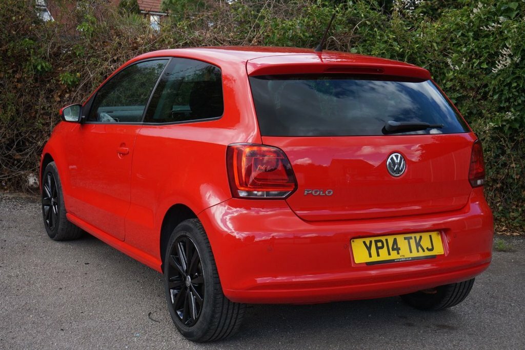 Volkswagen Polo 1.2L Match Edition YP14TKJ Red #3