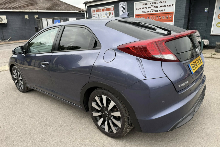Honda Civic Hatchback Blue #3